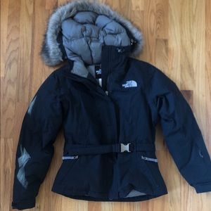 North Face Belted Down Puffer 550 Size Small